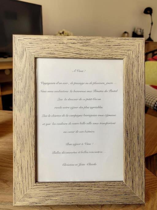 Appartamento Les Penates Du Pastel - Jardin & Terrasse Villefranche-de-Lauragais Esterno foto